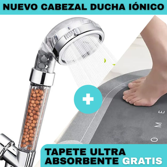 Cabezal Ducha Ionica + Tapete Ducha gratis