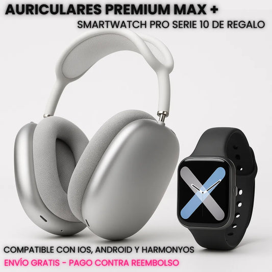 Nuevos Auriculares premium max + Smartwatch